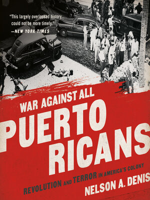 cover image of War Against All Puerto Ricans